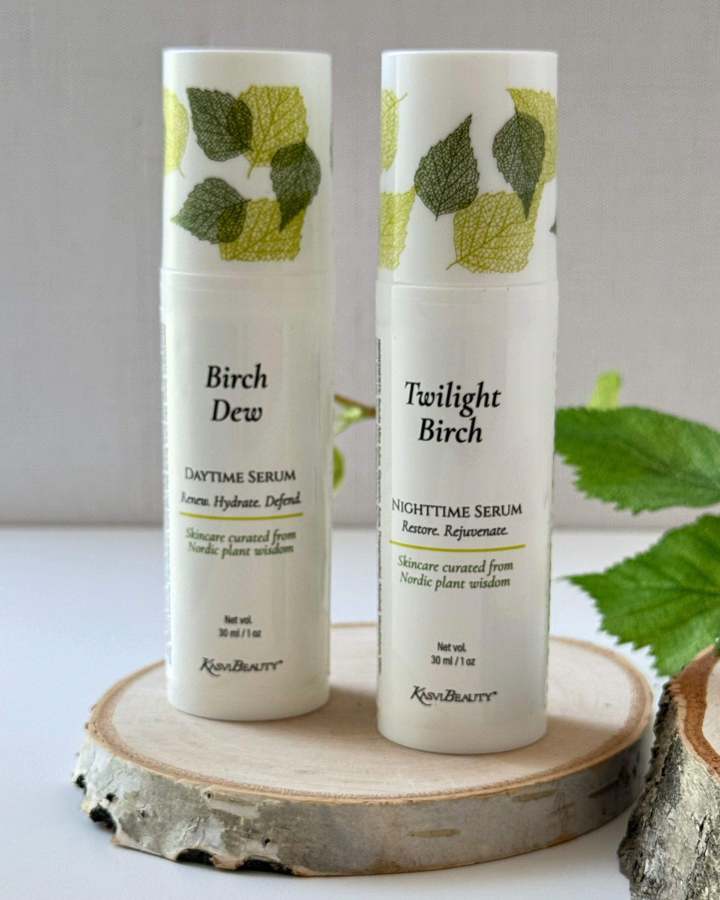 The Serum Duo | Nordic Botanical Skincare Set | Kasvi Beauty